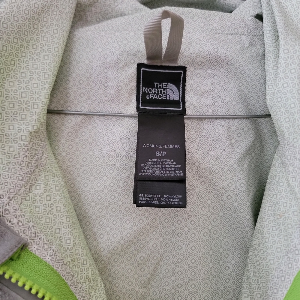 The north face women's windbreaker waterproof color green size S - Picture 6 of 9